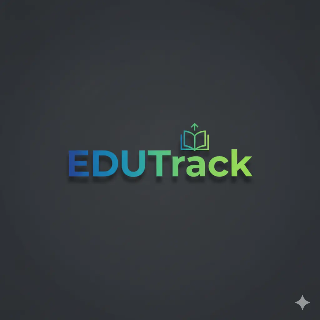 Interface screenshot of the EDUTrack web-based records system.